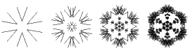 Second type of snow flakes