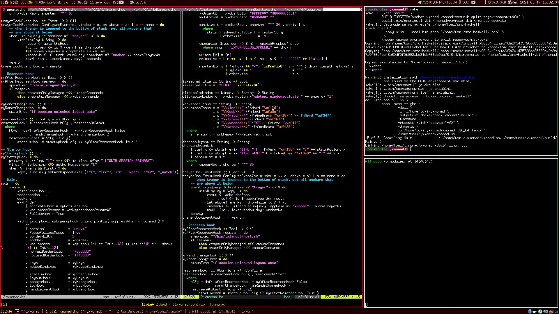 Haskell screenshot
